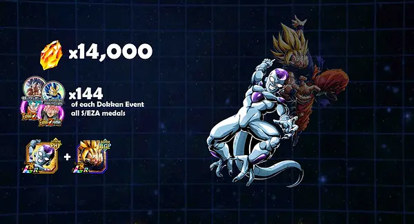 14,000 Dragon stones + Namek LRs account (Global)
